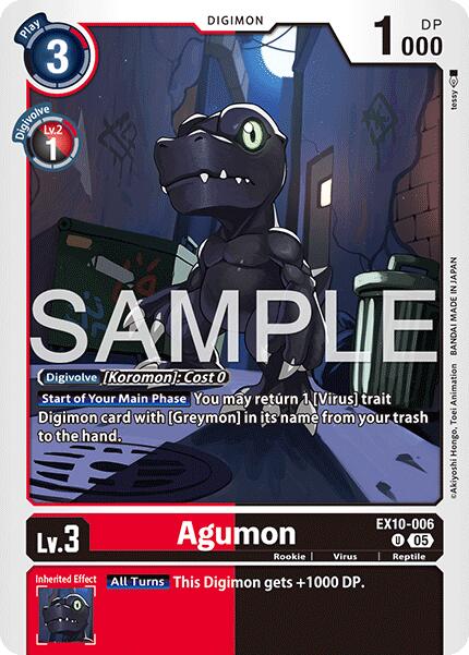 Agumon [EX10-006] [Sinister Order] | Clutch Gaming