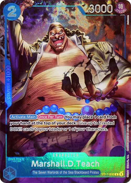 Marshall.D.Teach (Seven Warlords of the Sea Binder Set) [One Piece Promotion Cards] | Clutch Gaming