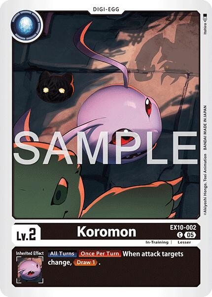 Koromon [EX10-002] [Sinister Order] | Clutch Gaming