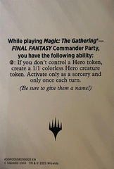 Blank Hero Token [FINAL FANTASY Tokens] | Clutch Gaming