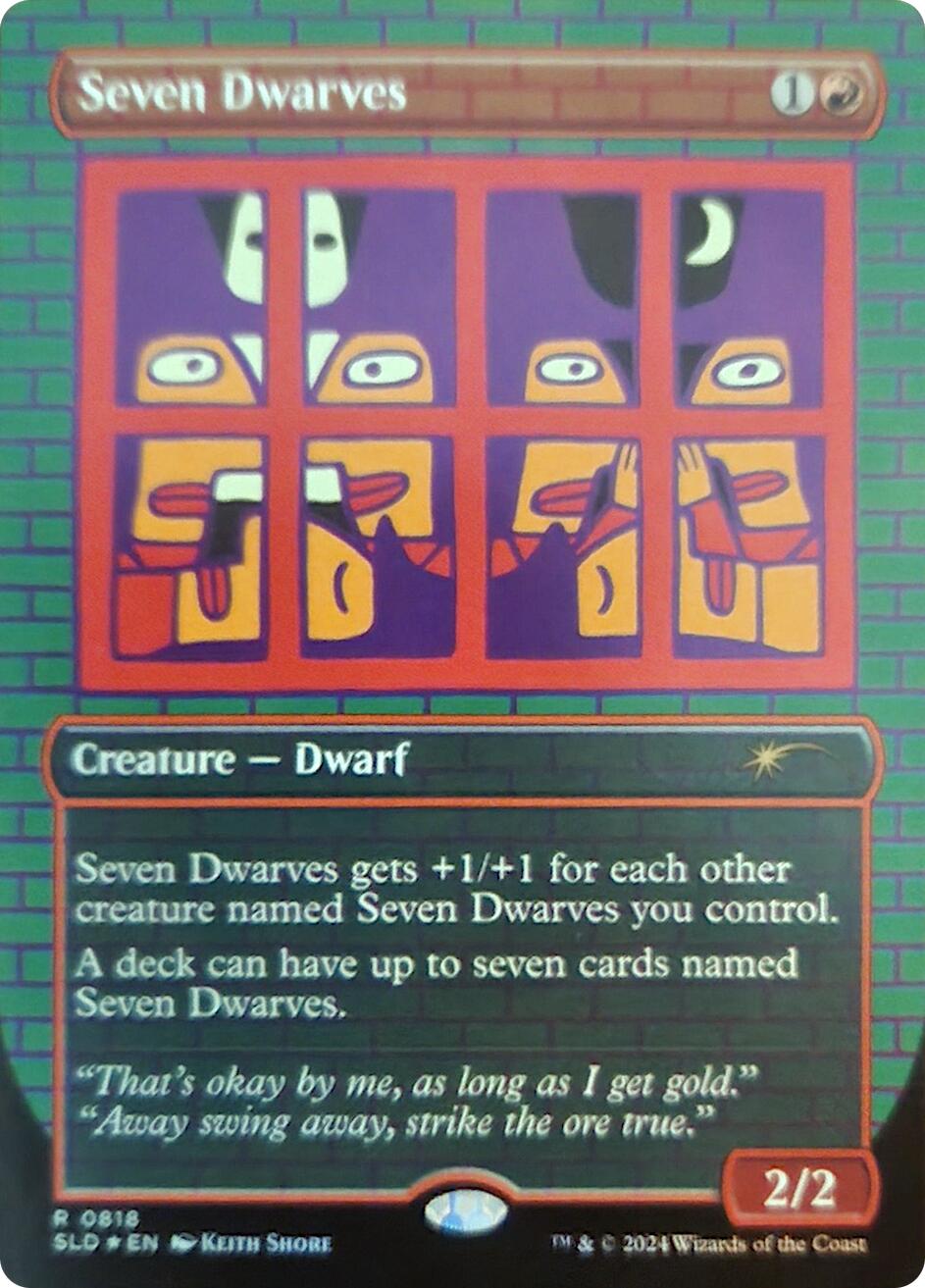 Seven Dwarves (0818) (Rainbow Foil) [Secret Lair Drop Series] | Clutch Gaming