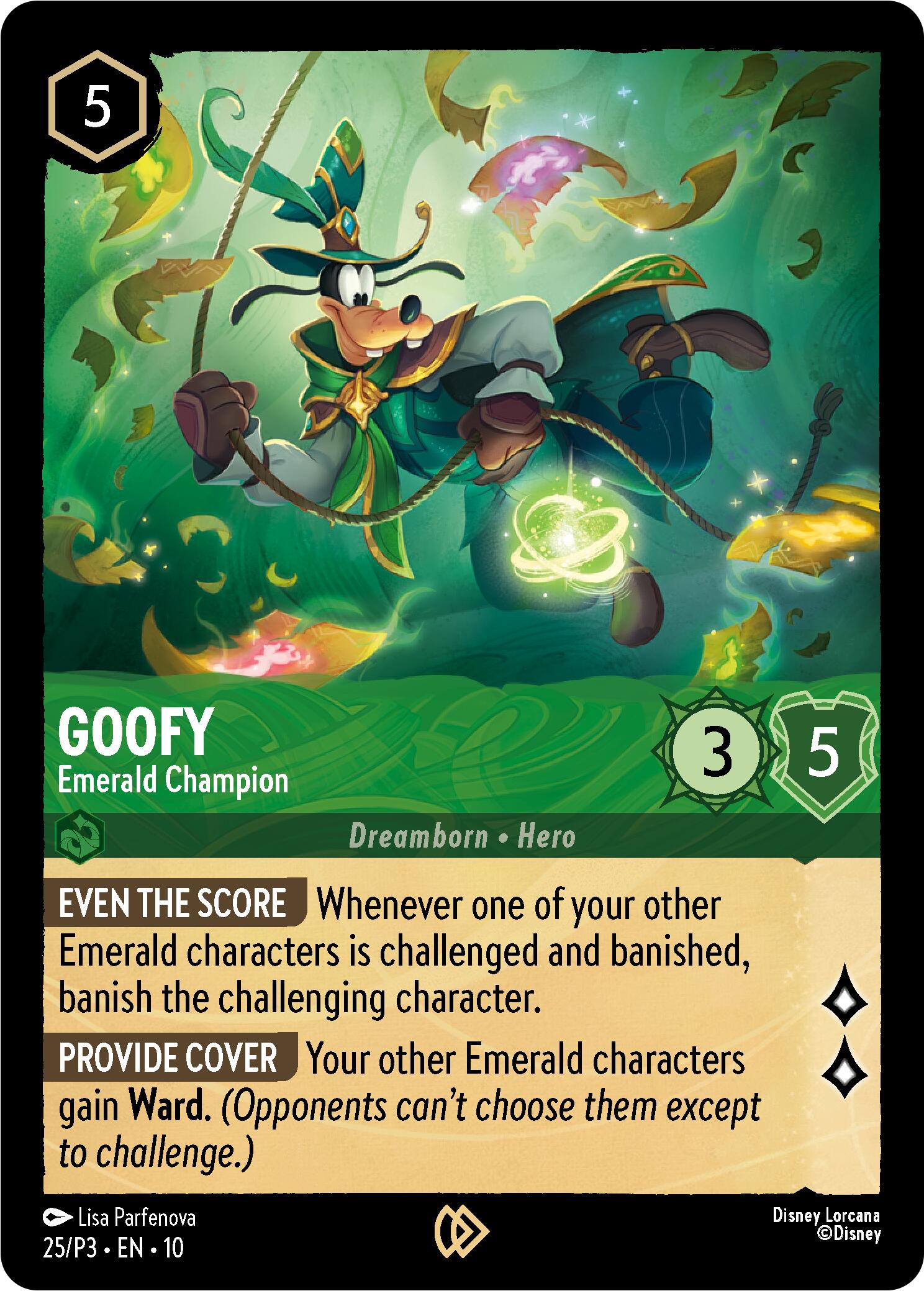 Goofy - Emerald Champion (25) [Promo Cards] | Clutch Gaming