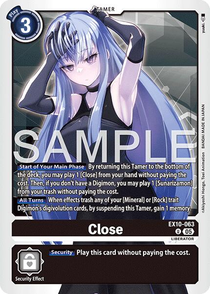 Close [EX10-063] [Sinister Order] | Clutch Gaming