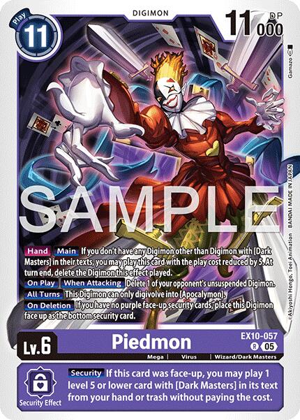 Piedmon [EX10-057] [Sinister Order] | Clutch Gaming