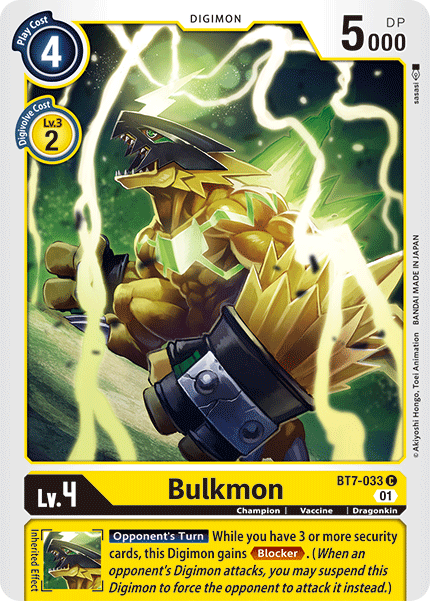 Bulkmon [BT7-033] [Next Adventure] | Clutch Gaming