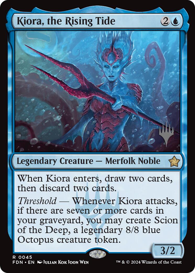 Kiora, the Rising Tide [Edge of Eternities Promo Pack] | Clutch Gaming