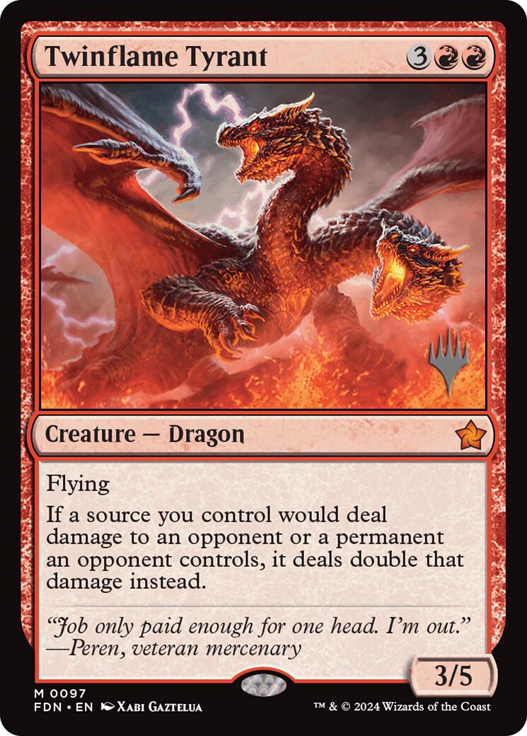 Twinflame Tyrant [Edge of Eternities Promo Pack] | Clutch Gaming