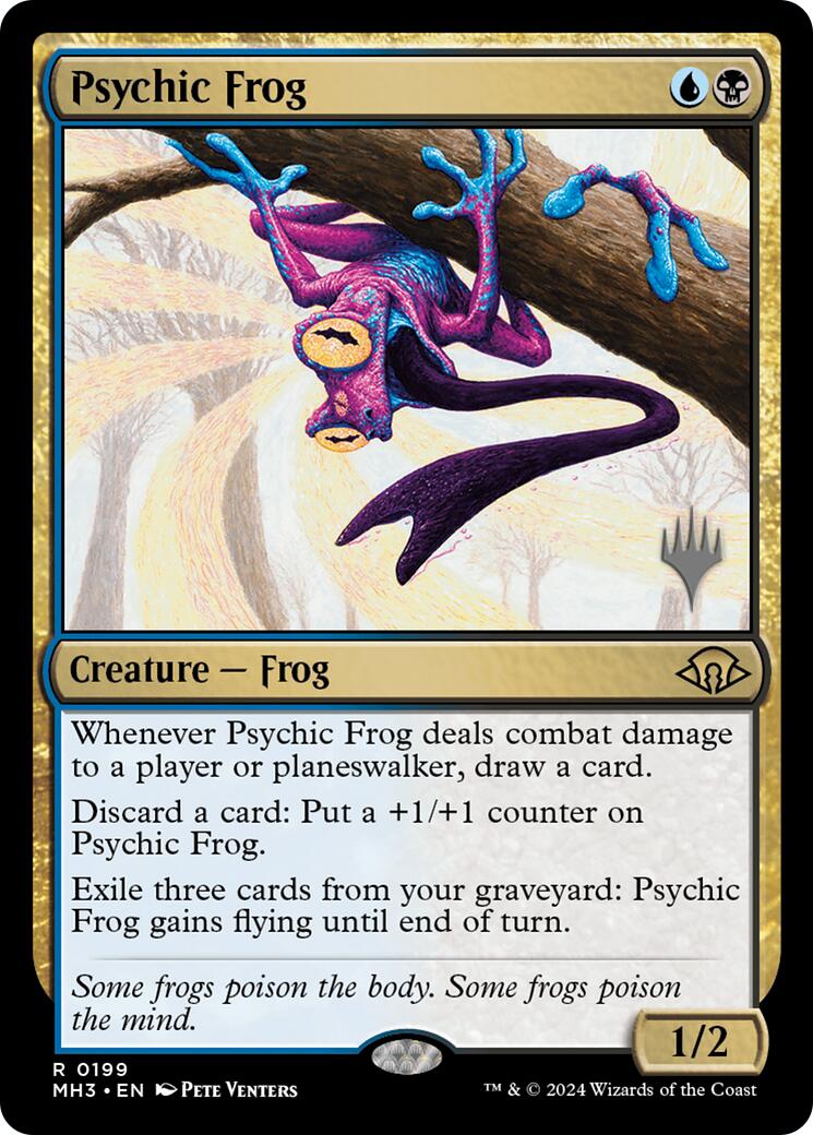 Psychic Frog [Edge of Eternities Promo Pack] | Clutch Gaming
