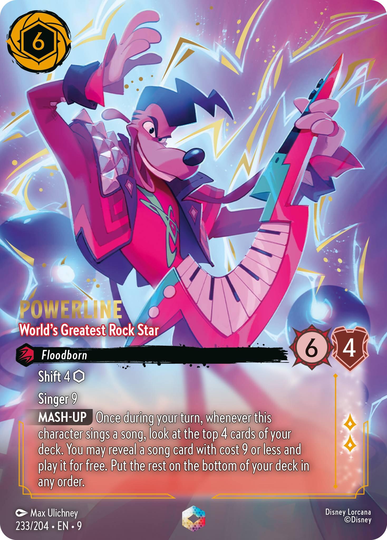 Powerline - World's Greatest Rock Star (Enchanted) (233/204) [Fabled] | Clutch Gaming