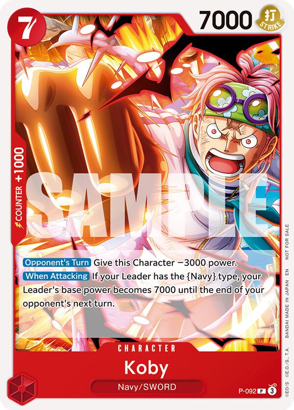 Koby (OP12 Release Event) [One Piece Promotion Cards] | Clutch Gaming