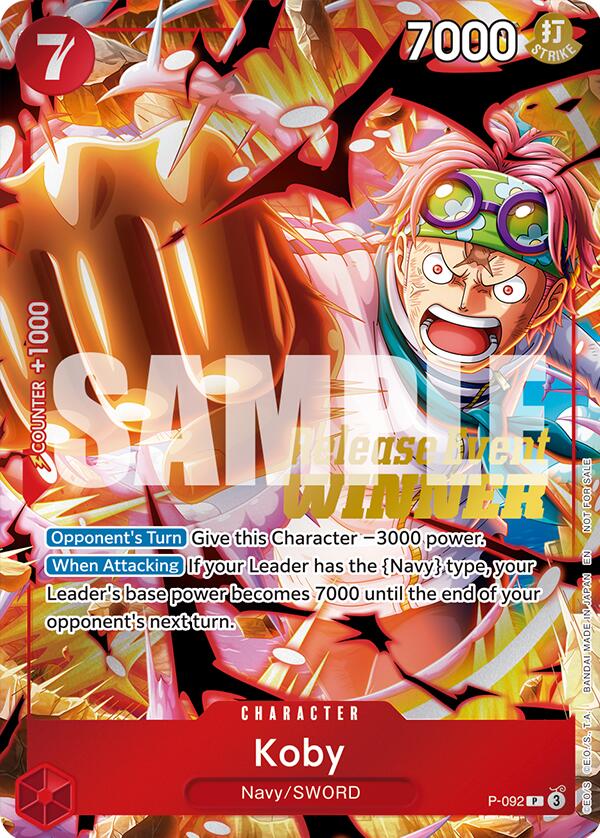 Koby (OP12 Release Event Winner) [One Piece Promotion Cards] | Clutch Gaming