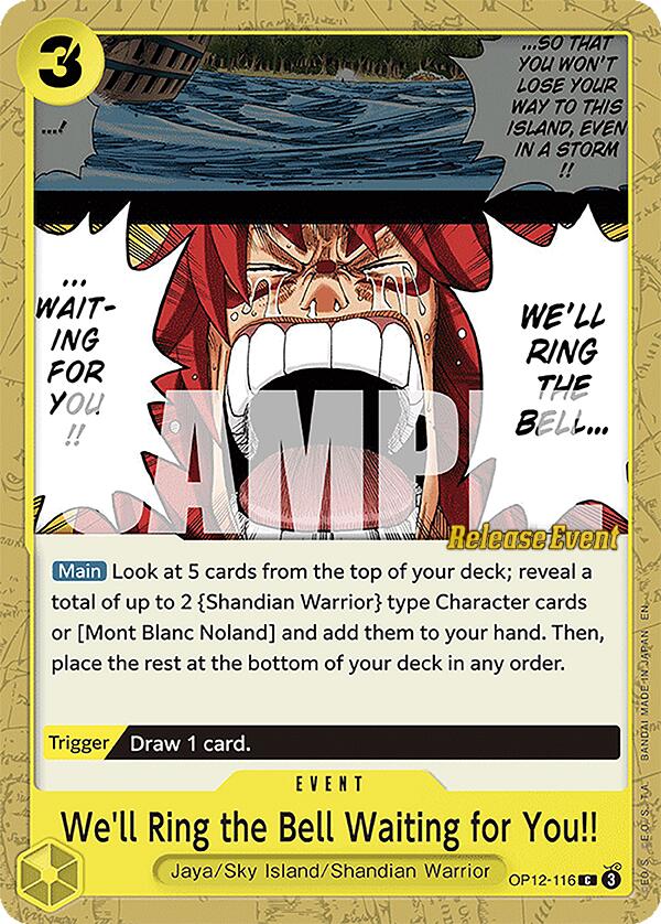 We'll Ring the Bell Waiting for You!! [Legacy of the Master Release Event Cards] | Clutch Gaming