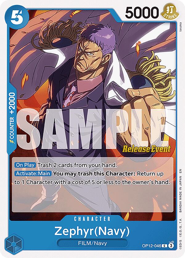 Zephyr(Navy) [Legacy of the Master Release Event Cards] | Clutch Gaming