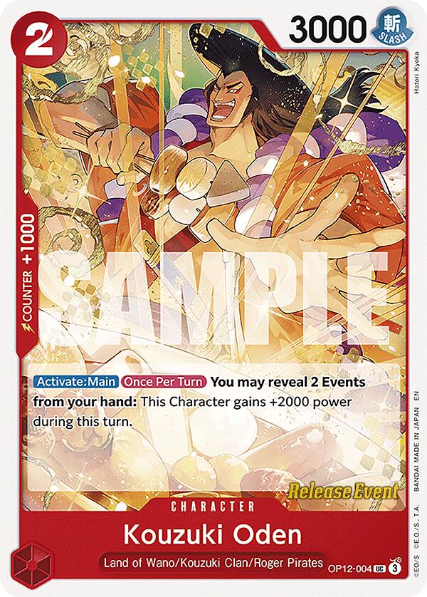 Kouzuki Oden [Legacy of the Master Release Event Cards] | Clutch Gaming