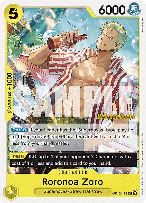 Roronoa Zoro [Legacy of the Master Release Event Cards] | Clutch Gaming