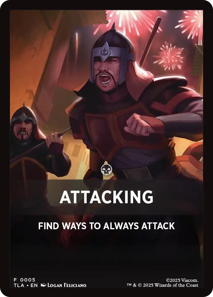 Attacking Theme Card [Avatar: The Last Airbender Tokens] | Clutch Gaming