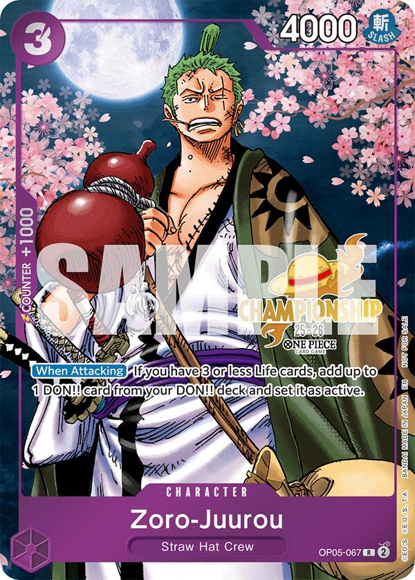 Zoro-Juurou (CS 25-26 Event Pack) [One Piece Promotion Cards] | Clutch Gaming