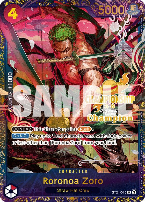 Roronoa Zoro (CS 25-26 1st Place) [One Piece Promotion Cards] | Clutch Gaming