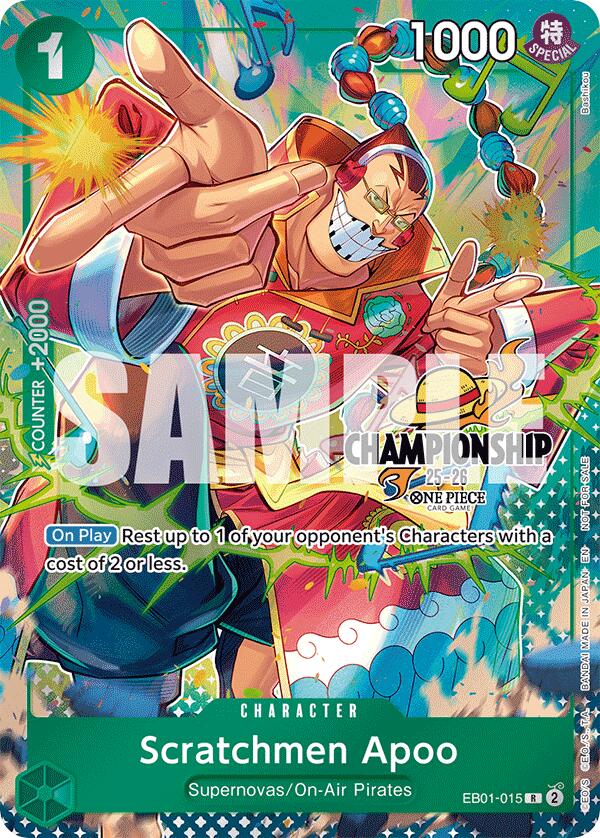 Scratchmen Apoo (CS 25-26 Celebration Pack) [One Piece Promotion Cards] | Clutch Gaming