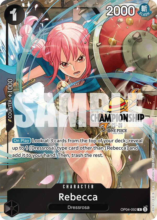 Rebecca (CS 25-26 Celebration Pack) [One Piece Promotion Cards] | Clutch Gaming