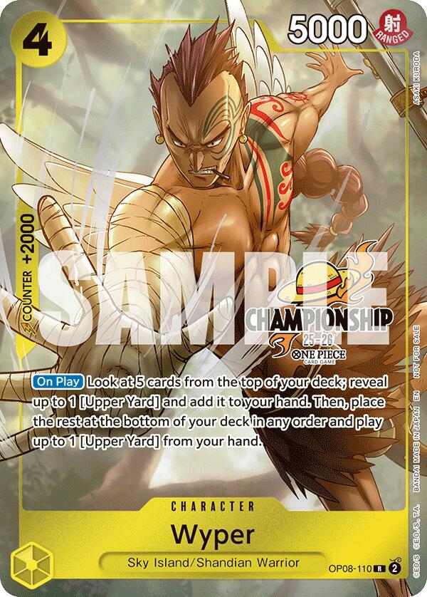 Wyper (CS 25-26 Celebration Pack) [One Piece Promotion Cards] | Clutch Gaming