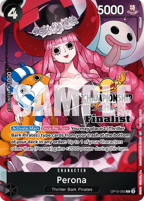 Perona (CS 25-26 Finalist Card Set 1) [One Piece Promotion Cards] | Clutch Gaming