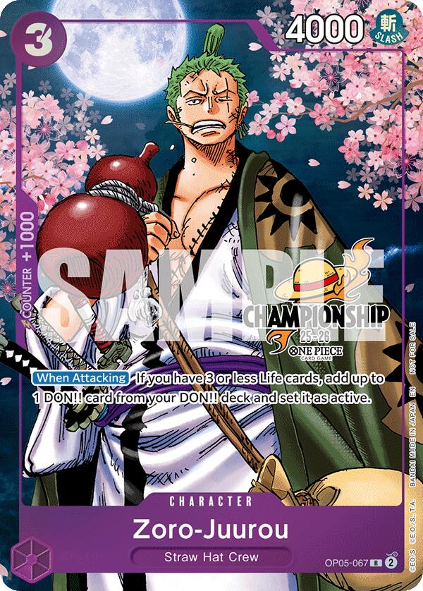 Zoro-Juurou (CS 25-26 Event Pack Finalist Ver.) [One Piece Promotion Cards] | Clutch Gaming