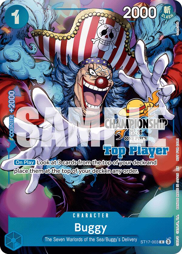 Buggy (CS 25-26 Top Player Pack) [One Piece Promotion Cards] | Clutch Gaming