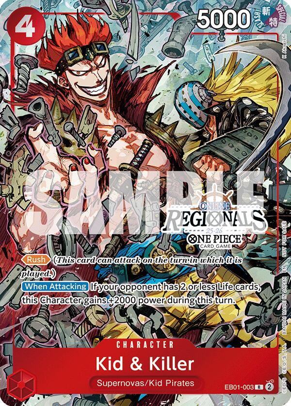 Kid & Killer (Online Regional Participation Pack 2025 Vol.2) [One Piece Promotion Cards] | Clutch Gaming