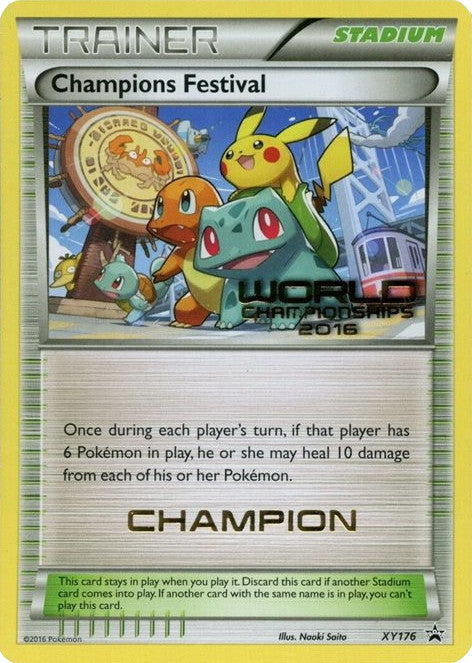 Champions Festival (XY176) (2016 Champion) [XY: Black Star Promos] | Clutch Gaming