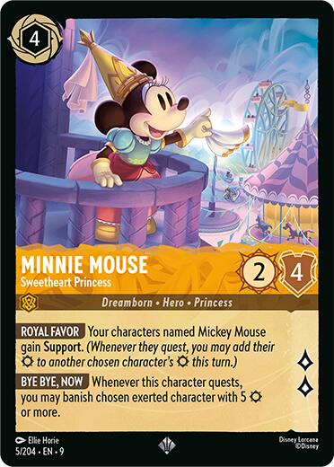Minnie Mouse - Sweetheart Princess (5/204) [Fabled] | Clutch Gaming