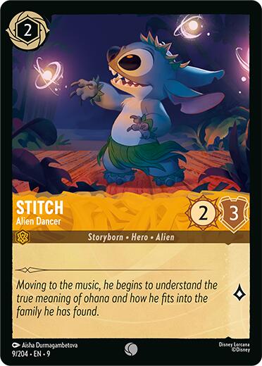Stitch - Alien Dancer (9/204) [Fabled] | Clutch Gaming