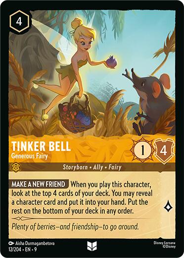 Tinker Bell - Generous Fairy (12/204) [Fabled] | Clutch Gaming