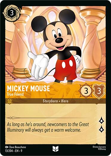 Mickey Mouse - True Friend (13/204) [Fabled] | Clutch Gaming