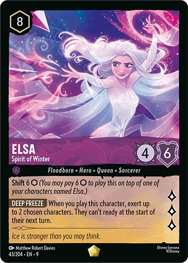Elsa - Spirit of Winter (43/204) [Fabled] | Clutch Gaming