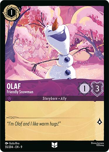 Olaf - Friendly Snowman (55/204) [Fabled] | Clutch Gaming