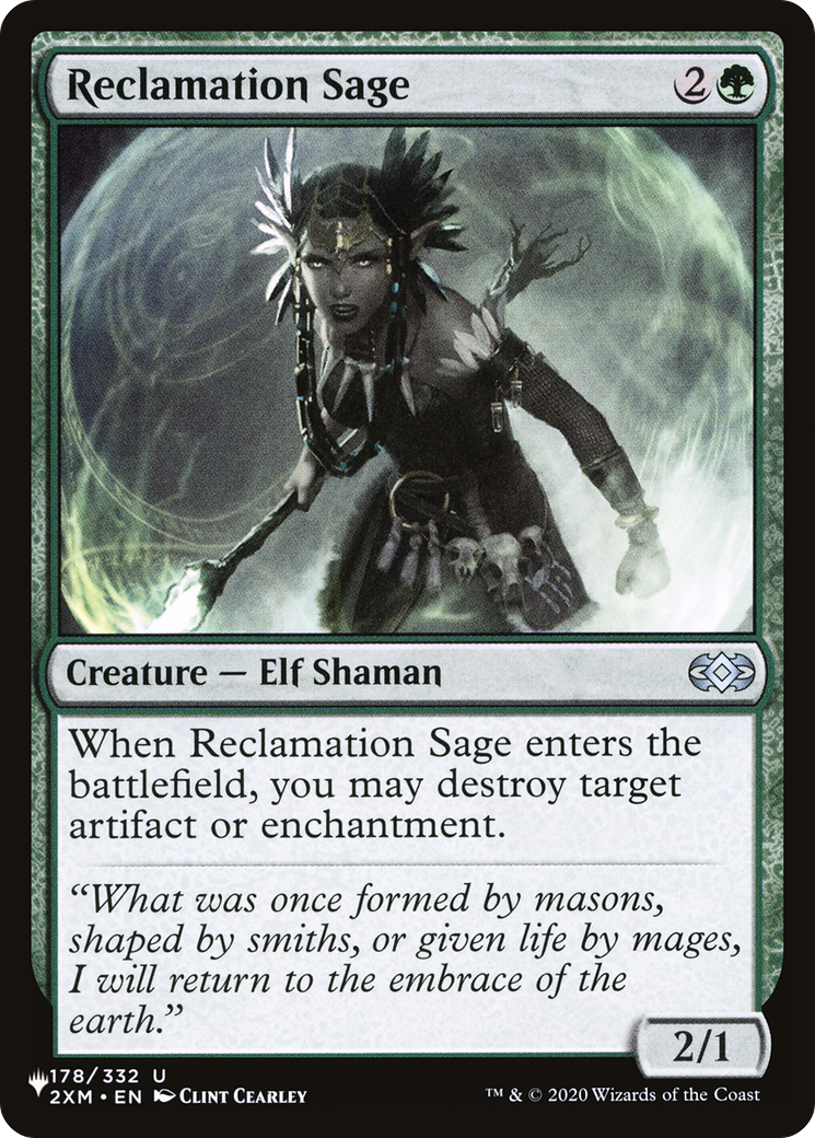 Reclamation Sage (2XM) [The List Reprints] | Clutch Gaming