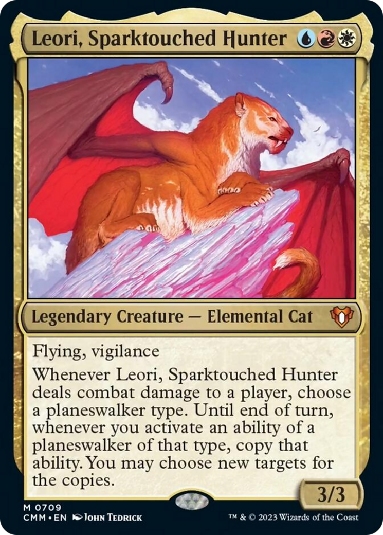 Leori, Sparktouched Hunter [Commander Masters] | Clutch Gaming