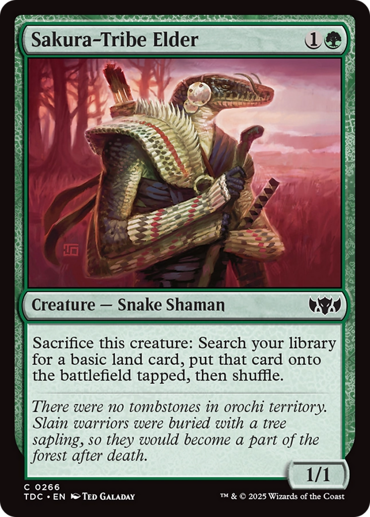 Sakura-Tribe Elder [Tarkir: Dragonstorm Commander] | Clutch Gaming