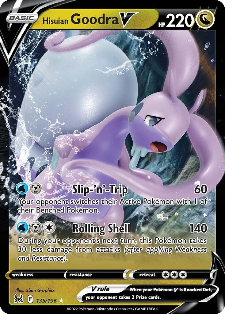 Hisuian Goodra V (135/196) [Sword & Shield: Lost Origin] | Clutch Gaming