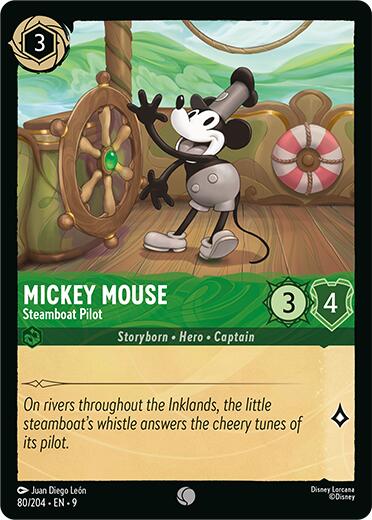 Mickey Mouse - Steamboat Pilot (80/204) [Fabled] | Clutch Gaming