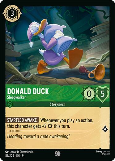 Donald Duck - Sleepwalker (83/204) [Fabled] | Clutch Gaming