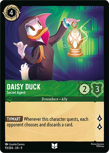 Daisy Duck - Secret Agent (93/204) [Fabled] | Clutch Gaming