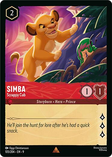 Simba - Scrappy Cub (105/204) [Fabled] | Clutch Gaming