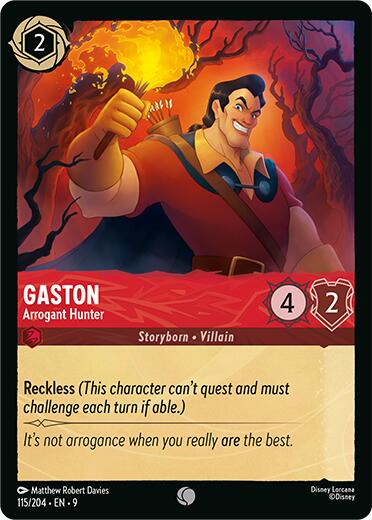 Gaston - Arrogant Hunter (115/204) [Fabled] | Clutch Gaming