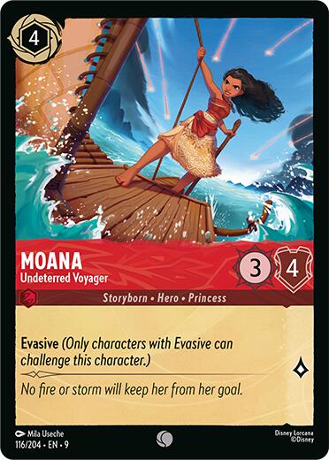 Moana - Undeterred Voyager (116/204) [Fabled] | Clutch Gaming