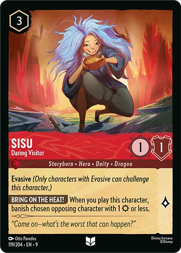 Sisu - Daring Visitor (119/204) [Fabled] | Clutch Gaming