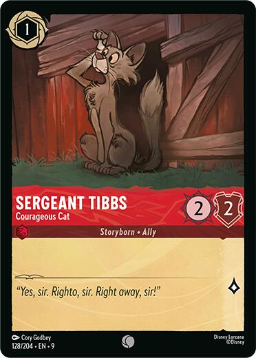 Sergeant Tibbs - Courageous Cat (128/204) [Fabled] | Clutch Gaming