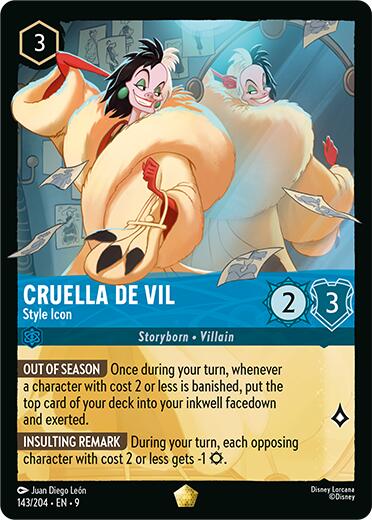 Cruella De Vil - Style Icon (143/204) [Fabled] | Clutch Gaming