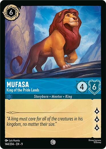 Mufasa - King of the Pride Lands (144/204) [Fabled] | Clutch Gaming